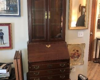 ETHAN ALLEN DROP FRONT SECRETARY