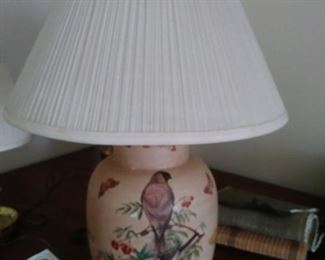 Decorative ceramic  hand painted   lamp
