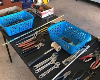 Variety of hand tools