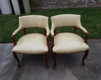 cream studded chairs
