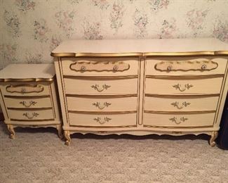 French Provincial Dresser/Night Stand