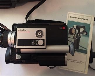 Vintage Minolta Autopak 8 Super 8 Movie Camera