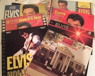 Assorted Elvis Albums 
