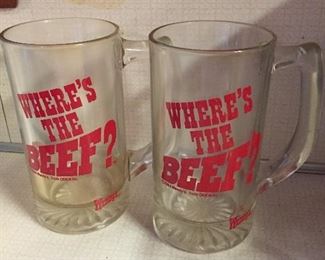 Vintage Wendys Mugs