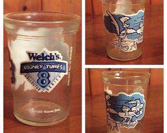Welch's Road Runner/Wile E Coyote Jelly Jar/Glass
