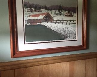 "Morning Freeze Memories" by Junior Ball(Signed and Numbered)