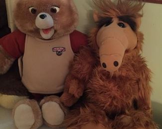 Teddy Ruxpin & Alf Plush