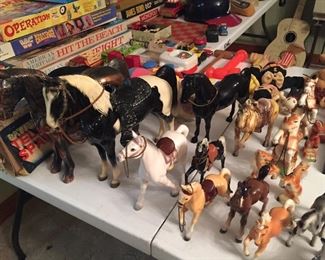 Vintage Plastic Horses
