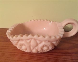 Pink Milk Glass