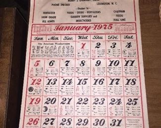 Vintage Calendars