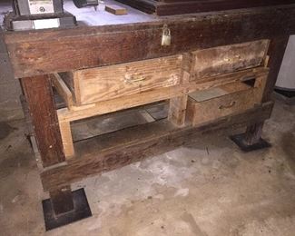 Wooden Shop Table