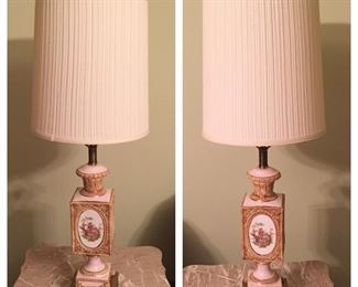 Vintage Pair of Table Lamps