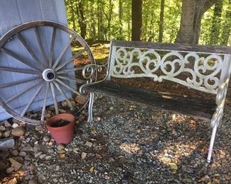 Wagon Wheel/Bench