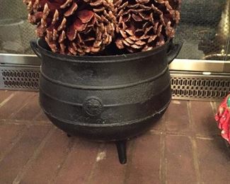 Cast Iron Three Legged Pot