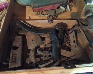 Assorted Implemment Parts(Plow Points, Etc..)