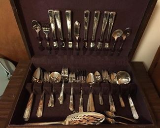 Silverplated Flatware Set