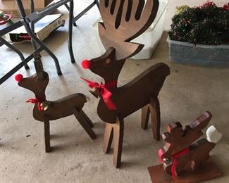 Wooden Reindeer