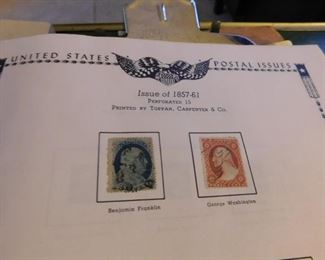 Examples of Stamps in Album