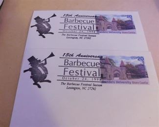 Barbecue Festival First Day Covers