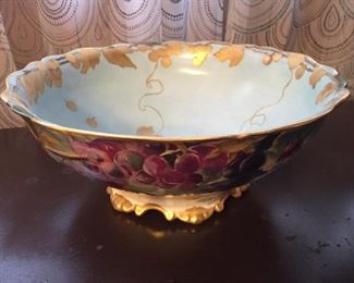 Antique Painted Porcelain Bowl