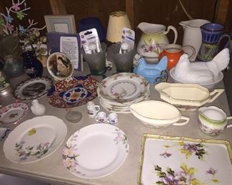 Assorted China and Glass
