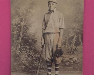 Old RPPC Baseball Player