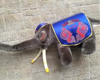 Vintage Ringling Bros. Plush Elephant