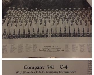 1944 Camp Peary, Va. Company Photograph