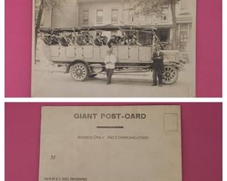 Giant Old Post Card 