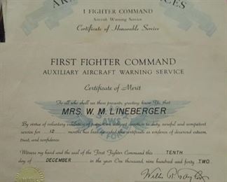 WW2 Army Air Force Awards