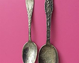 Silver Souvenir Spoons