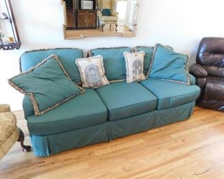 Hickory White Sofa