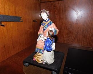 Oriental Figurine with Stand