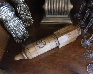 Decorative Hand Carved Wooden Display