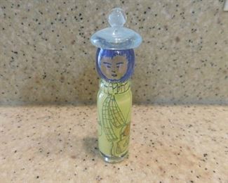 Signed Oriental Art Glass