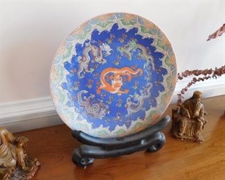 Large Oriental Charger with Stand