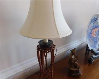 Oriental Lamp with Elephant Finial