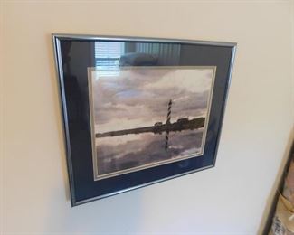 Framed Lighthouse Photo