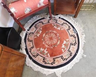 Round Oriental Rug