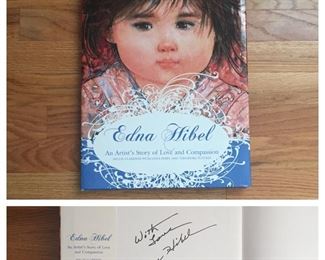 Autographed Edna Hibel Book
