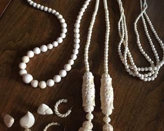 Carved Bone Jewelry