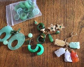 Assorted Jade Jewelry
