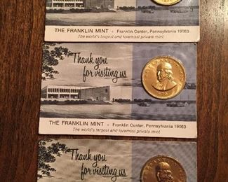 Franklin Mint Tokens