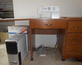 With cabinet