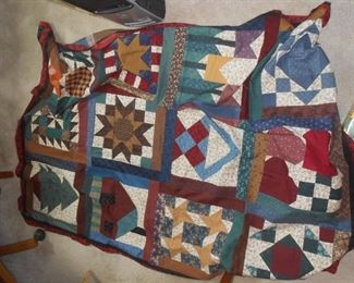 Premade quilt top (needs batting and backing)
