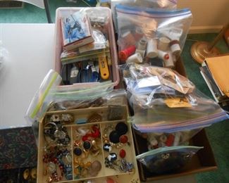Sewing threads etc