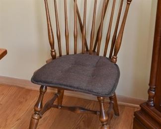 Set of 4 Spindle Back Dining Chairs (Ethan Allen)