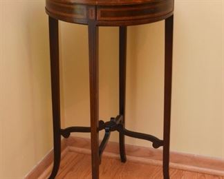 Vintage Inlaid Accent Table