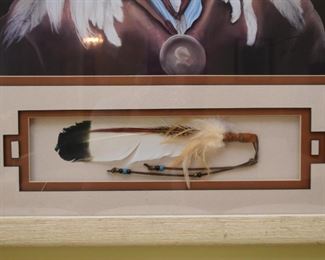 Framed Southwestern / Native American Artwork, Signed