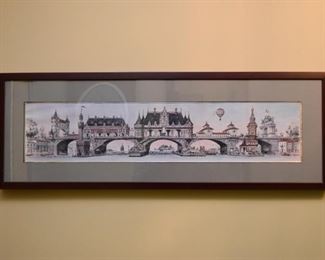 Framed Bob Holloway Lithograph, Signed & Numbered